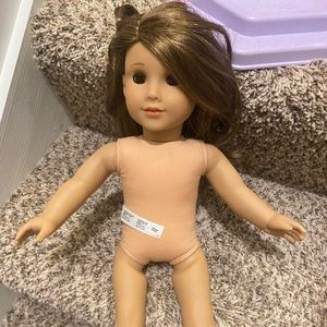 American girl doll.  2017!  Brunnette